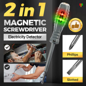 🔥🔥Zeitlich begrenztes Angebot: Kaufen Sie 3 und erhalten Sie 3 gratis🔥 2-in-1-Schraubendreher mit starkem Drehmoment und Magnet. Stromdetektor